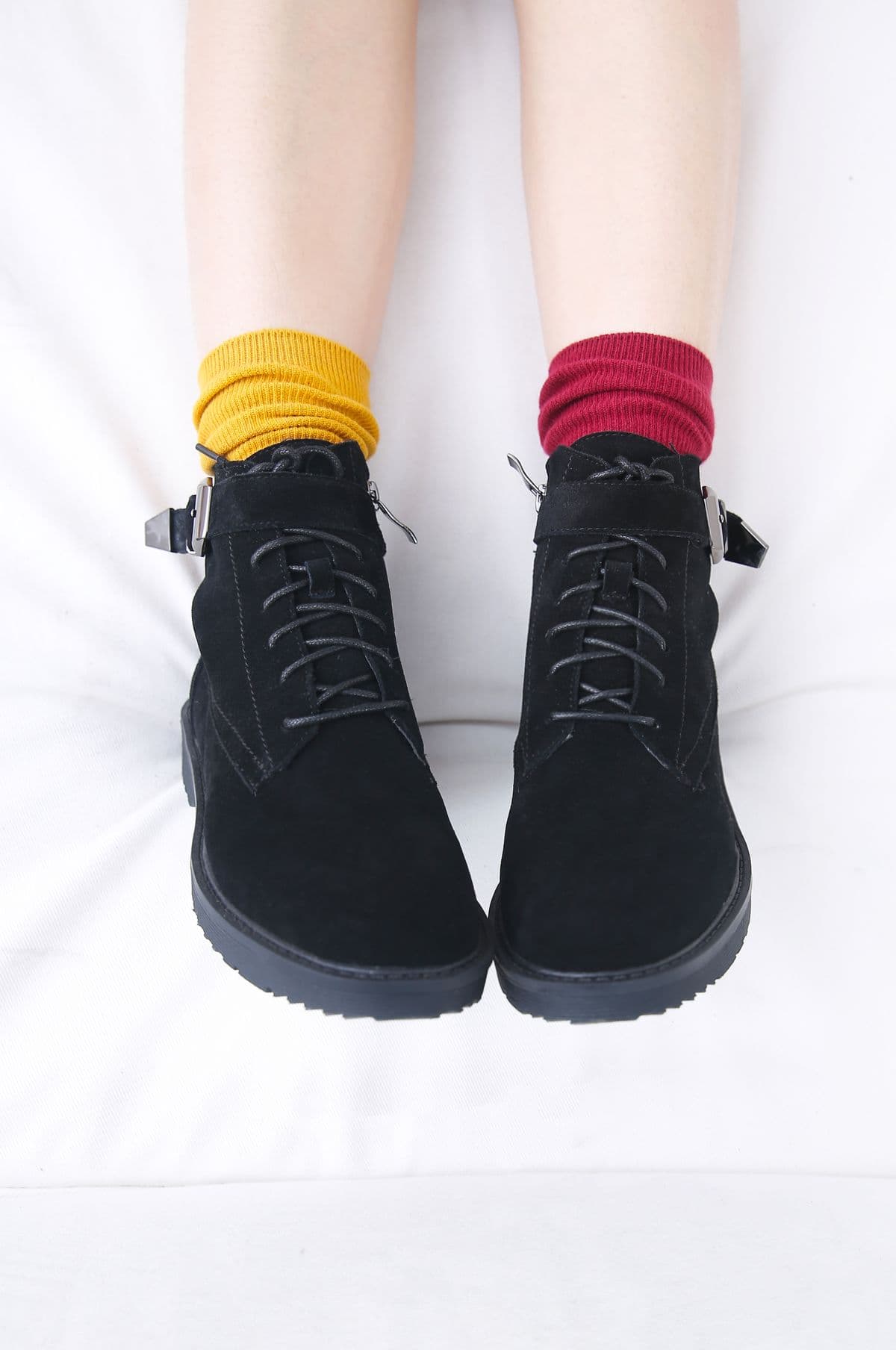 Bottines à lacets