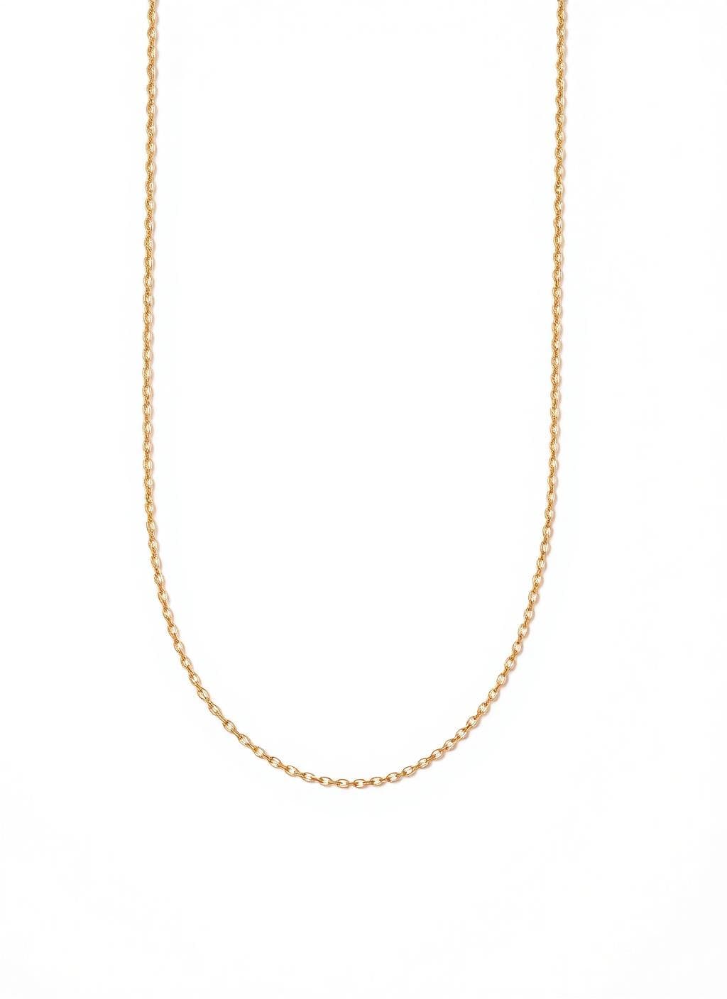 Collier chaîne plaqué or