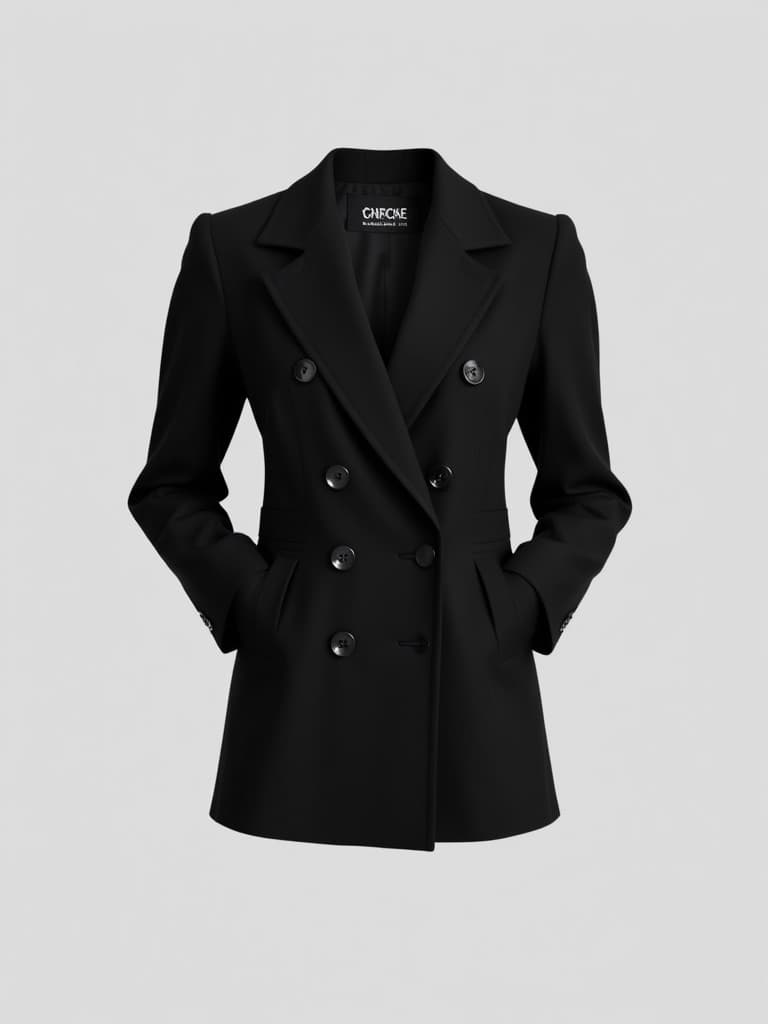 Blazer croisé noir