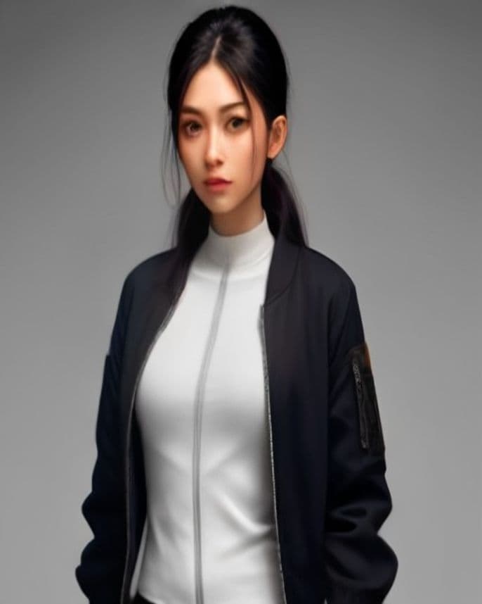 Bomber en nylon mat