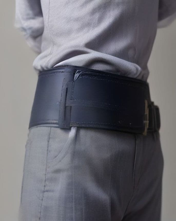Ceinture en sangle à boucle métal