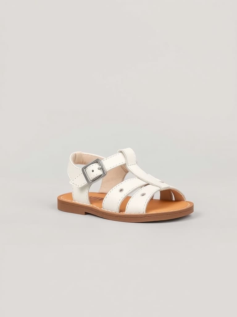 Sandales bébé en cuir à bride