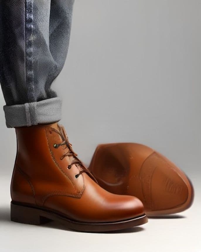 Bottines Chukka en cuir