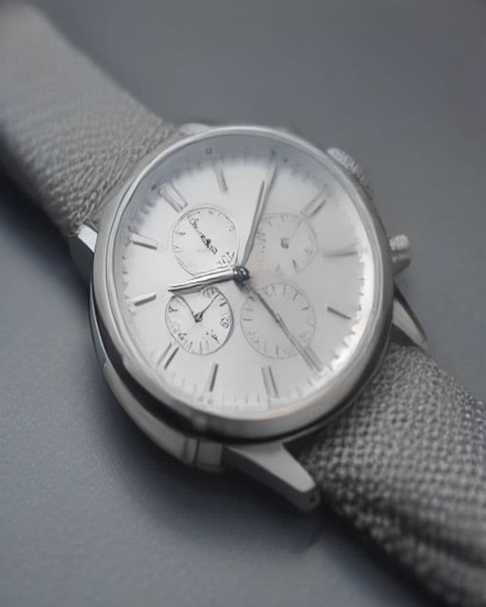 Montre chronographe maille milanaise