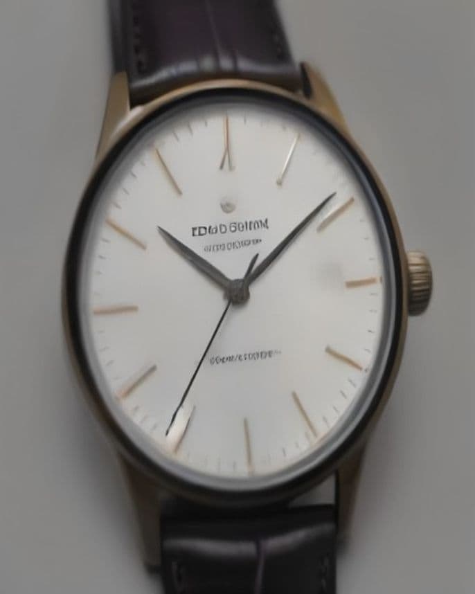 Montre classique cadran crème