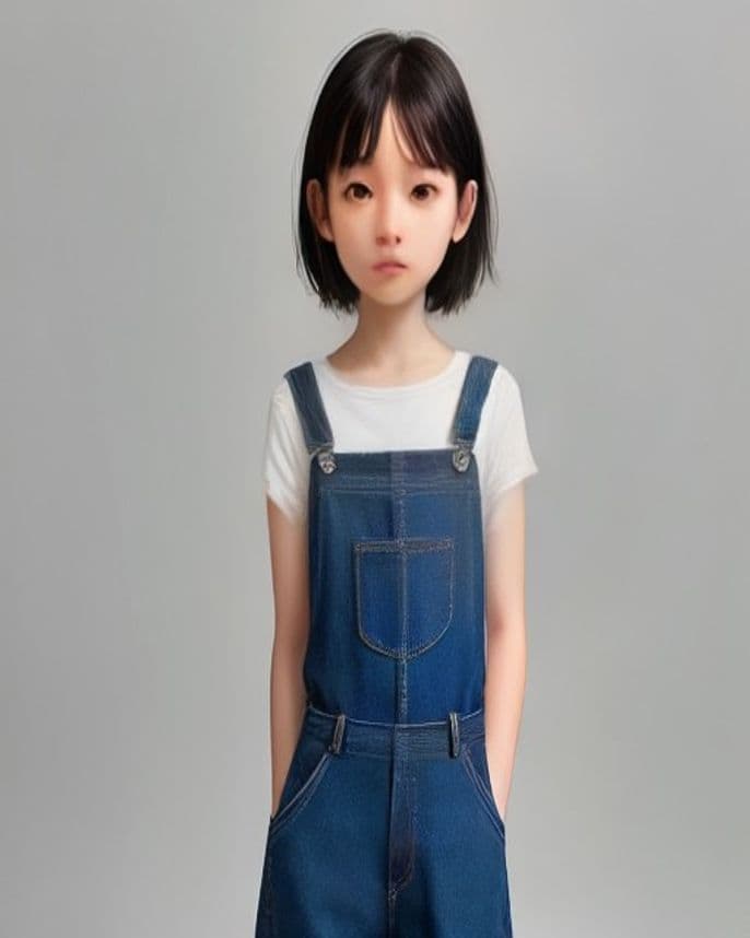 Salopette en jean