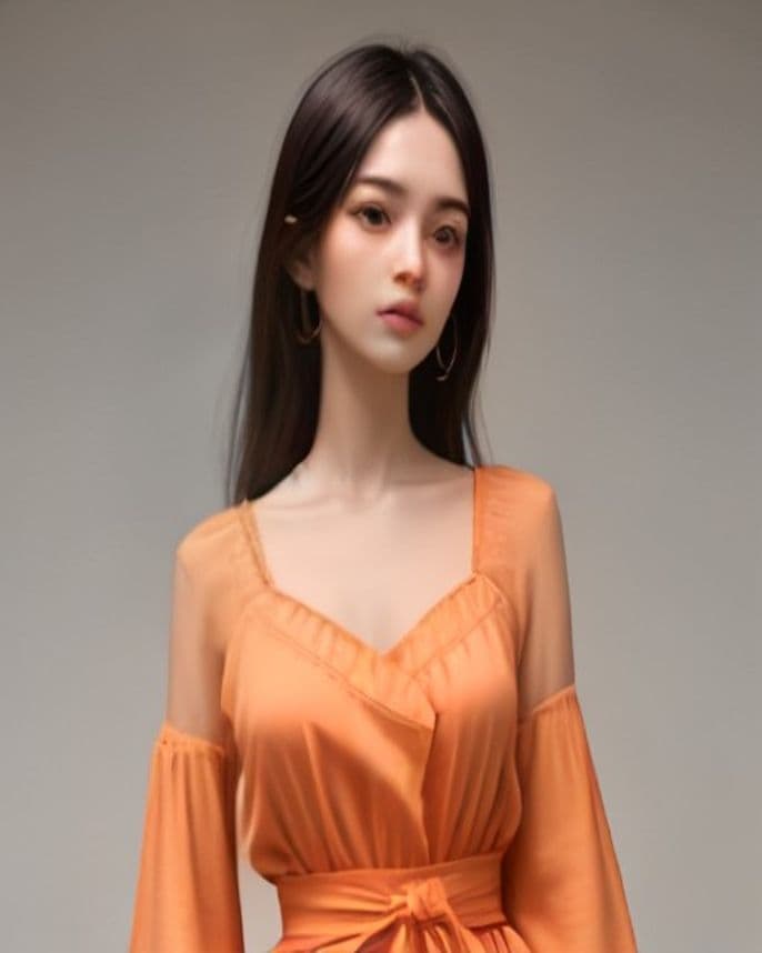 Blouse fluide en crêpe