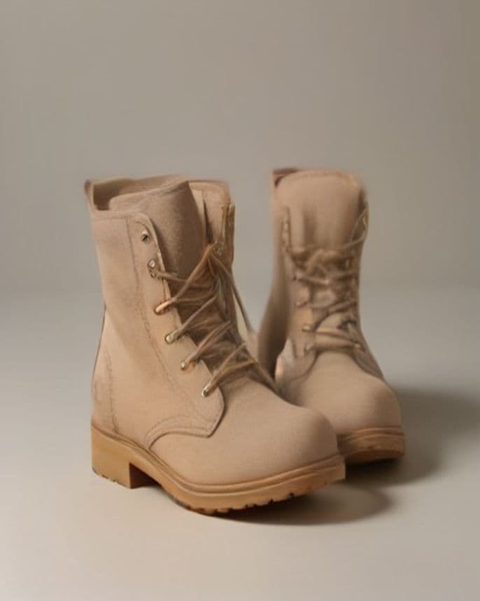 Bottines à lacets en daim
