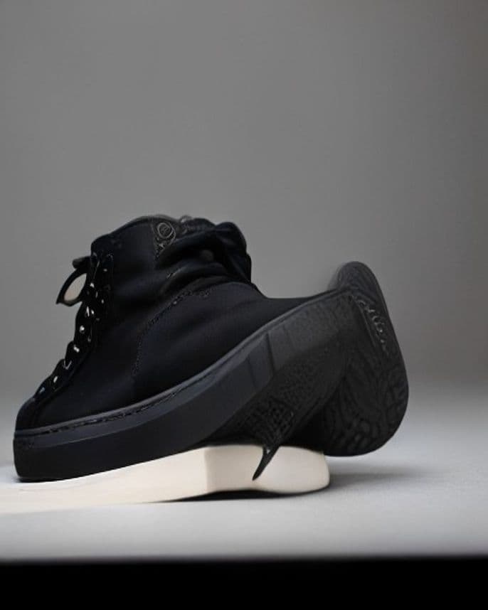 Sneakers montantes en cuir