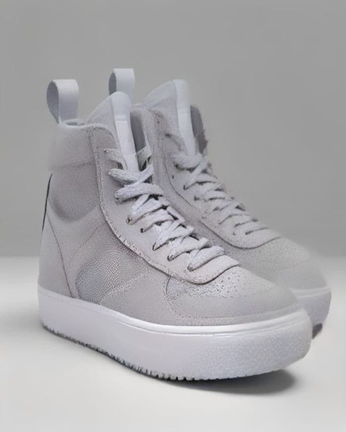 Sneakers montantes en daim