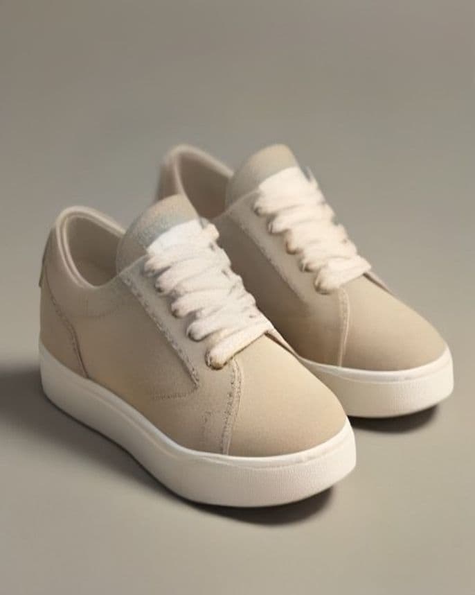 Baskets basses en daim