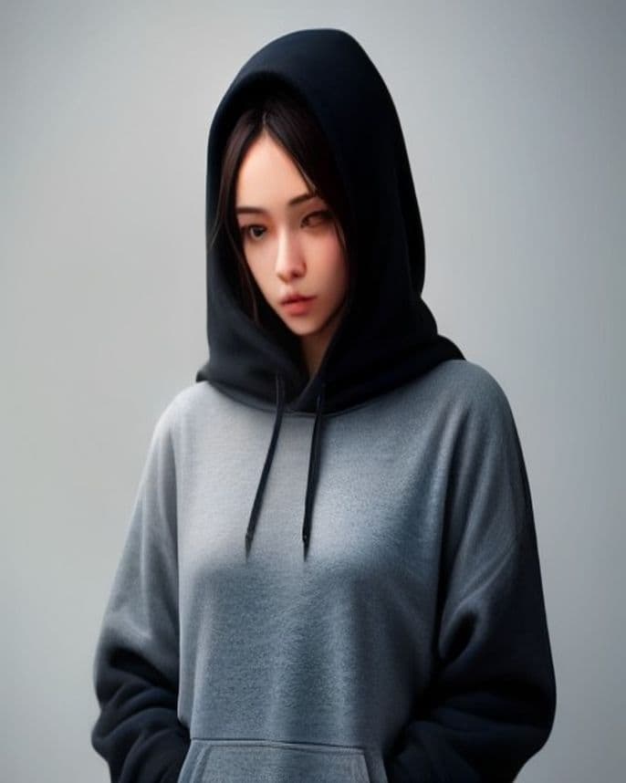 Sweat à capuche oversize