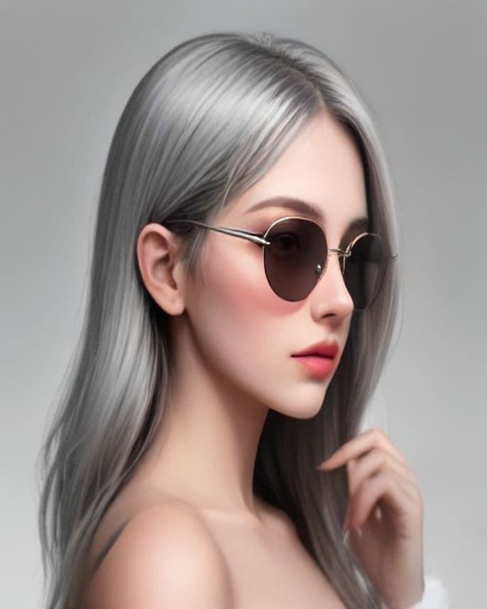 Lunettes de soleil rondes en métal