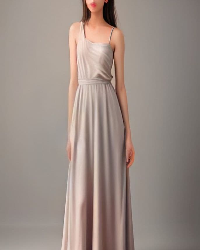 Robe longue en lin lavé
