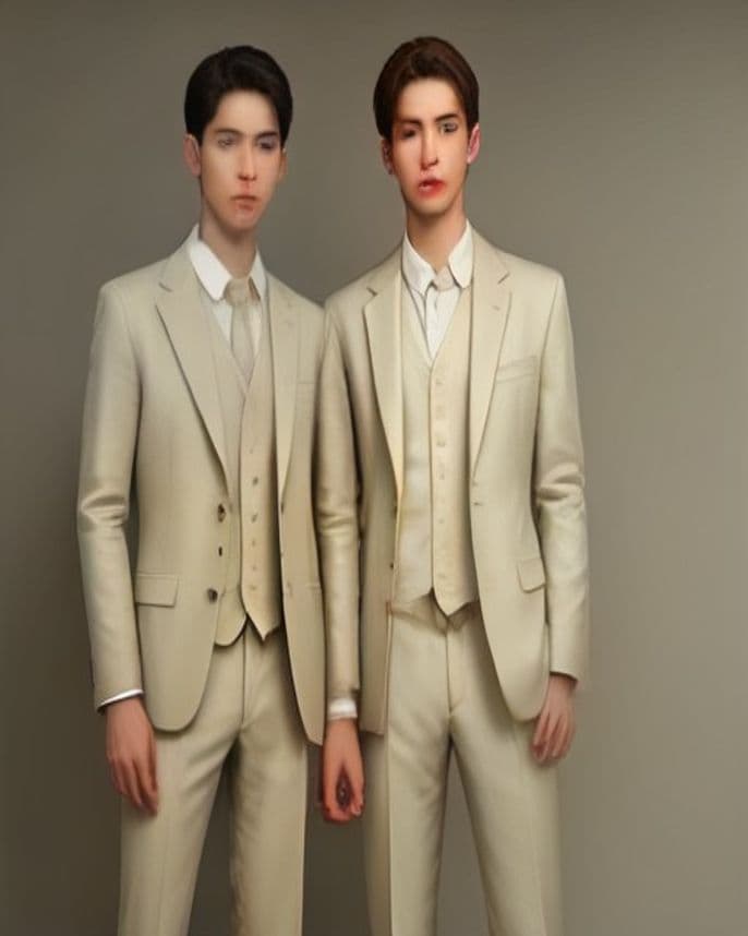 Costume deux pièces en lin
