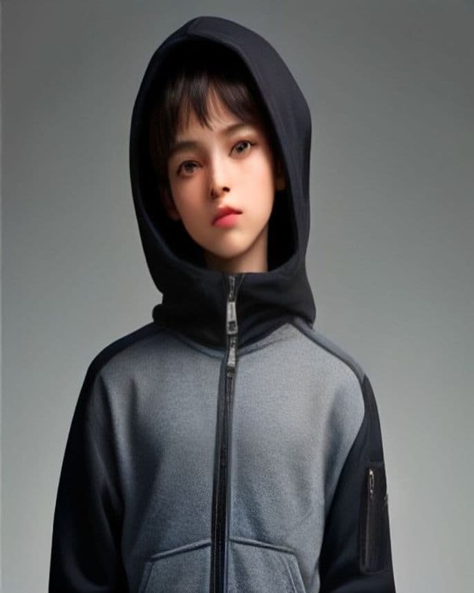 Hoodie zippé garçon