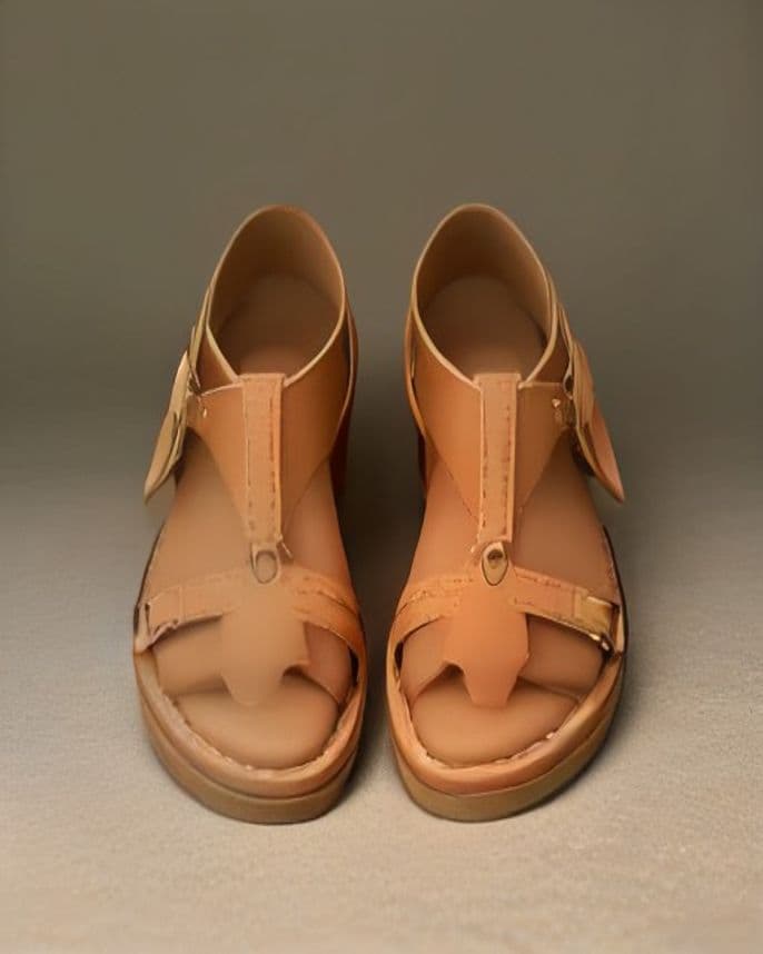Sandales à brides croisées