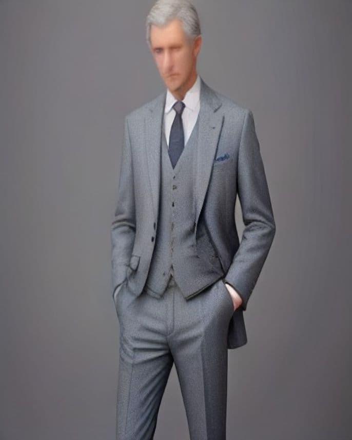 Costume en laine Prince de Galles