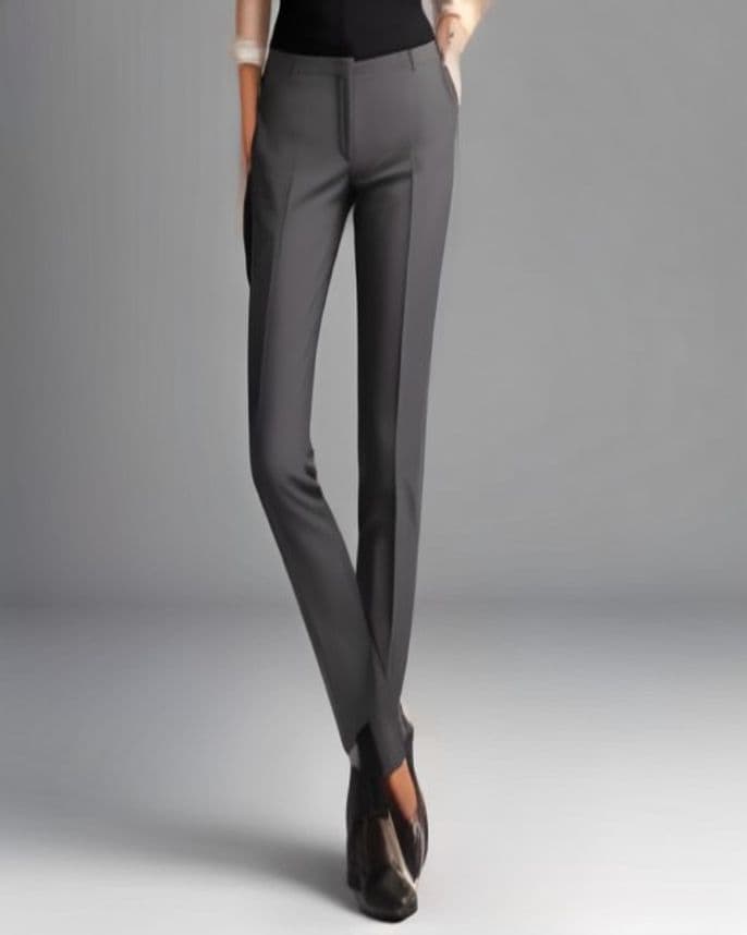 Pantalon tailleur en crêpe