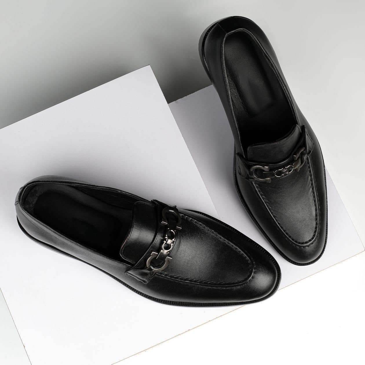 Loafers en cuir