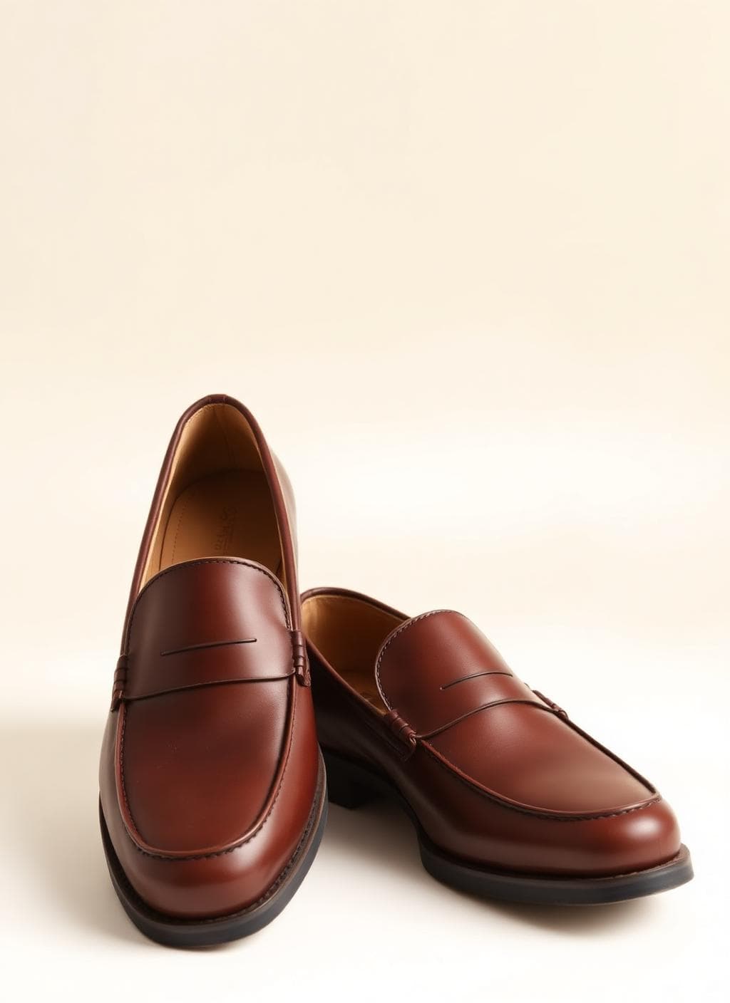 Mocassins en cuir