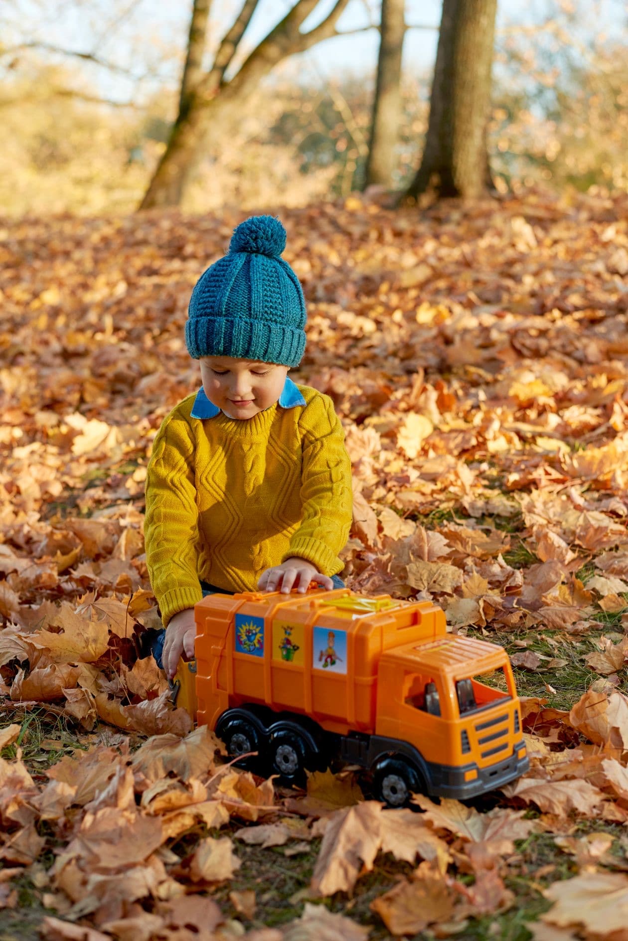 Pull enfant col rond