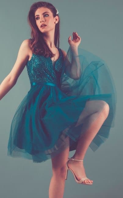 Robe de soirée fluide