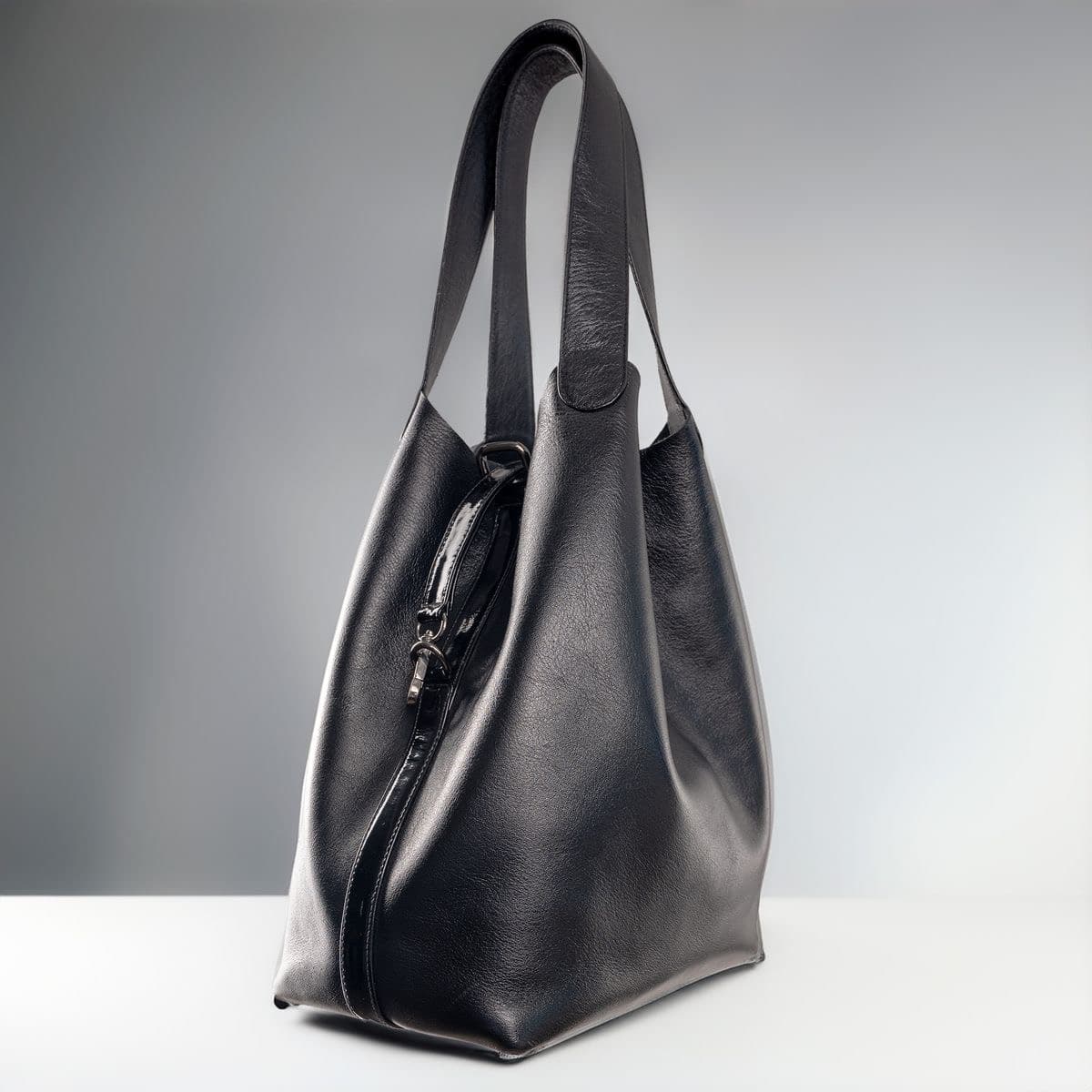 Sac hobo en cuir souple
