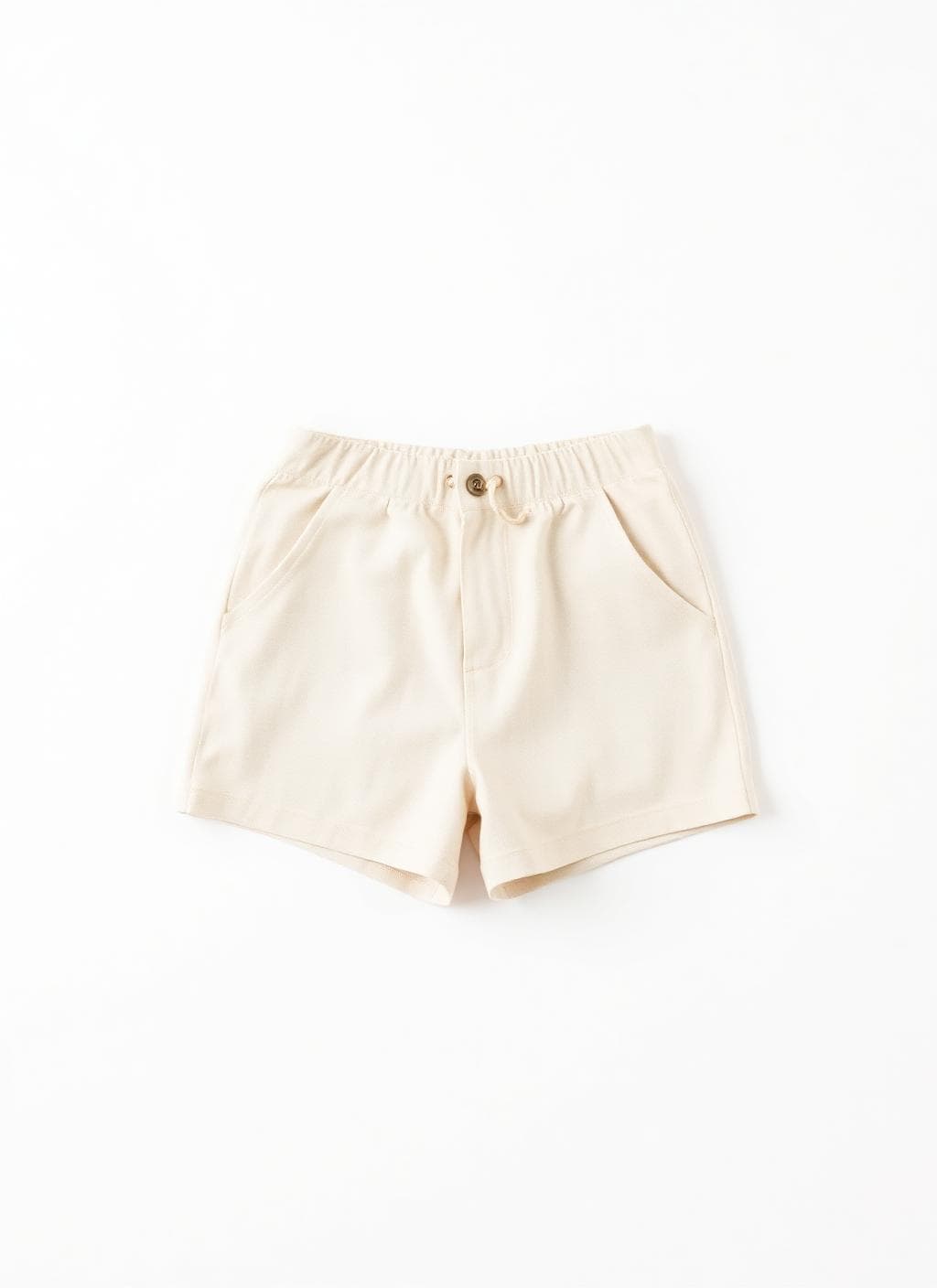 Short en coton à cordon