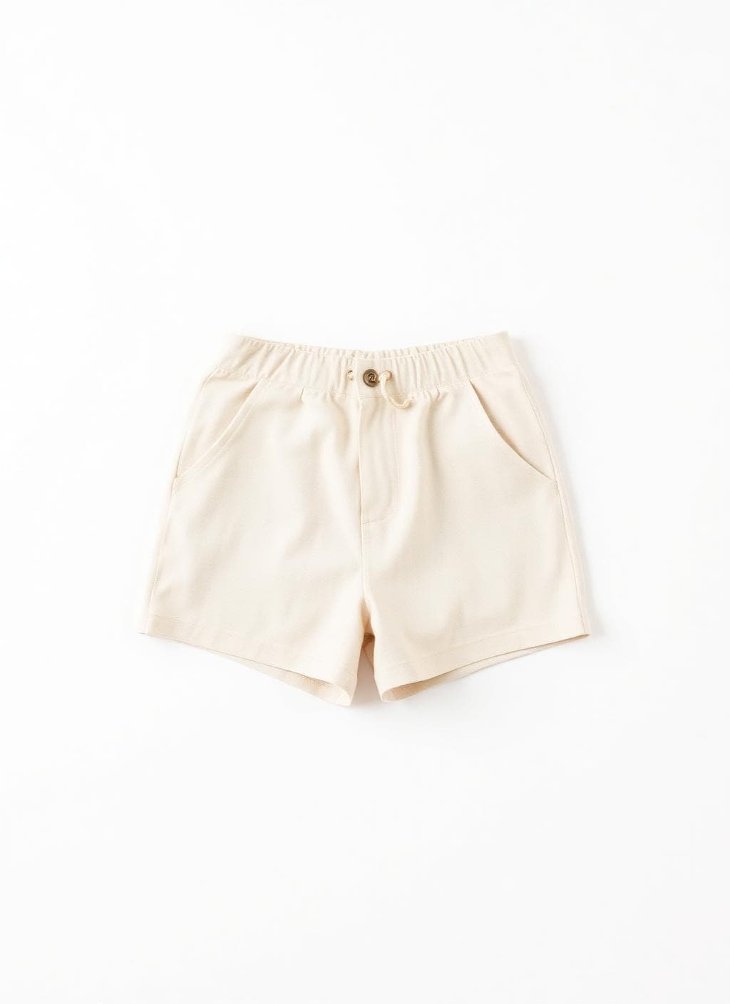Short en lin écru