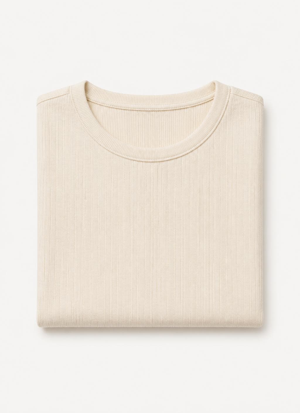 T-shirt côtelé