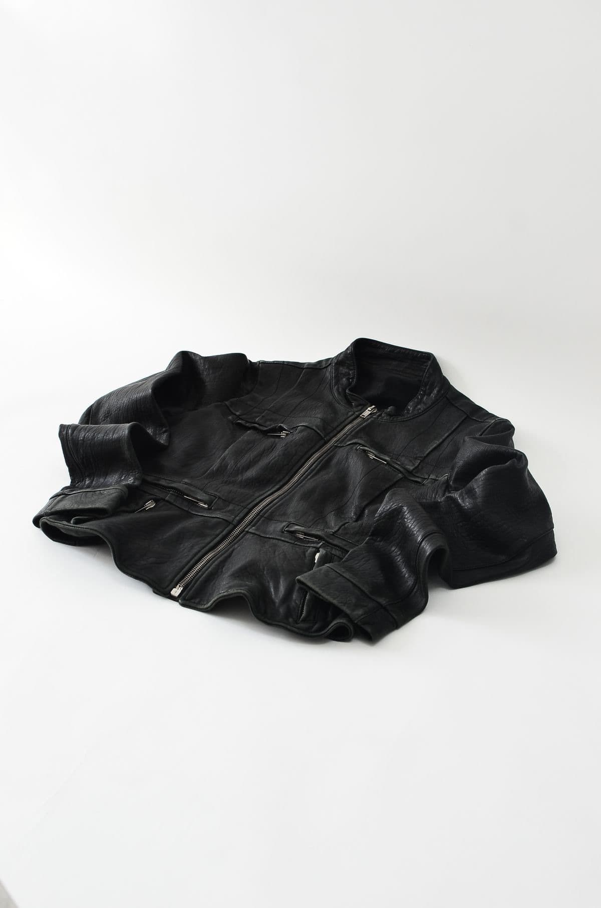Veste motard en cuir