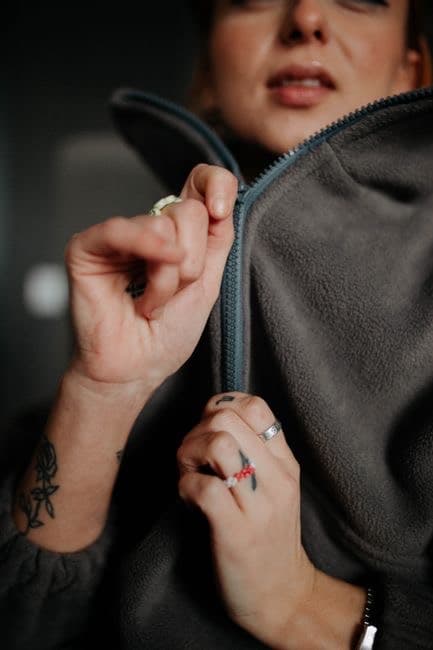 Veste polaire zippée